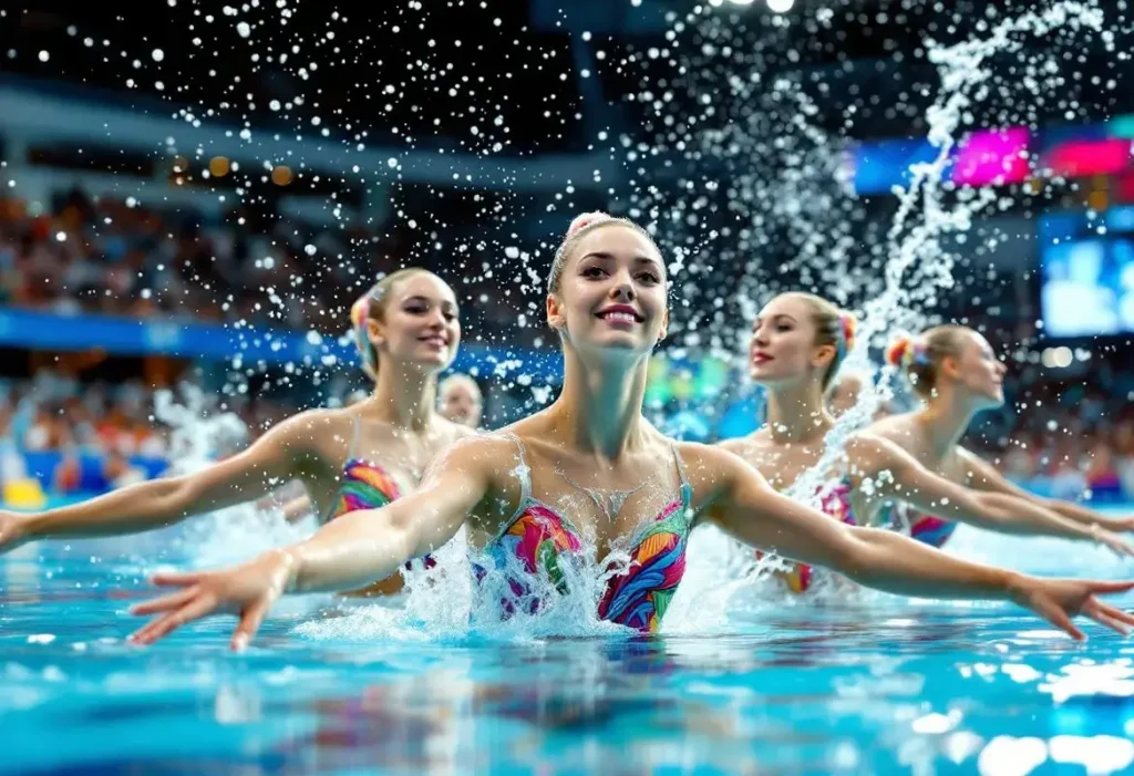 Programmation de natation artistique aux jeux olympiques d'été - équipe
